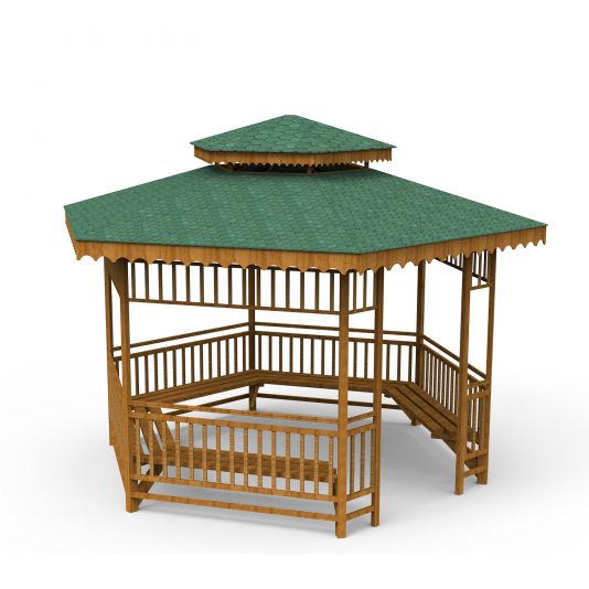 SV-168  3 X 3 Altıgen Kamelya, , Kent Mobilyaları, Form Park Çocuk Oyun Parkları